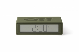 FLIP DIGITAL ALARM CLOCK KHAKI