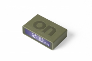FLIP DIGITAL ALARM CLOCK KHAKI
