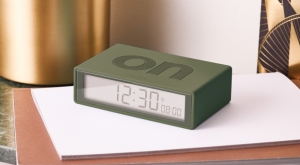 FLIP DIGITAL ALARM CLOCK KHAKI
