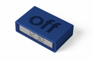 FLIP DIGITAL ALARM CLOCK NEW DARK BLUE