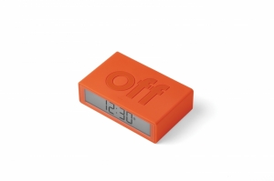 FLIP DIGITAL ALARM CLOCK ORANGE
