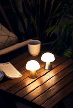 MINA OPLAADBAAR LEDLAMP SMALL SOFT GOLD