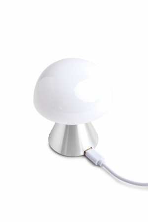 MINA OPLAADBAAR LEDLAMP SMALL ALU POLI