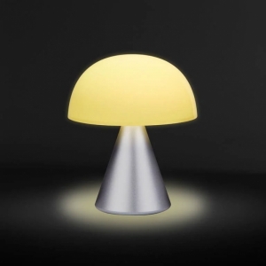 MINA OPLAADBAAR LEDLAMP MEDIUM ALU POLI