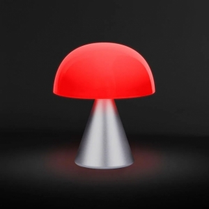 MINA OPLAADBAAR LEDLAMP MEDIUM ALU POLI