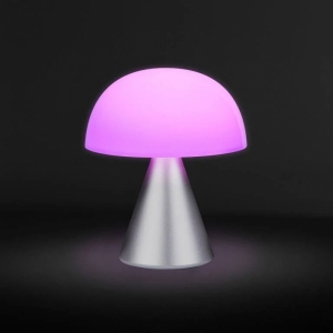 MINA OPLAADBAAR LEDLAMP MEDIUM ALU POLI