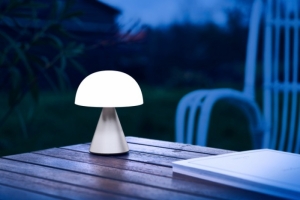 MINA OPLAADBAAR LEDLAMP MEDIUM ALU POLI