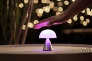 MINA OPLAADBAAR LEDLAMP MEDIUM ALU POLI