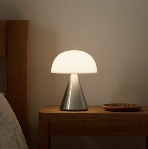 MINA OPLAADBAAR LEDLAMP LARGE ALU POLI