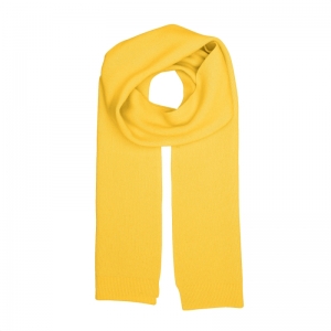 MERINO WOOL SCARF LEMON YELLOW