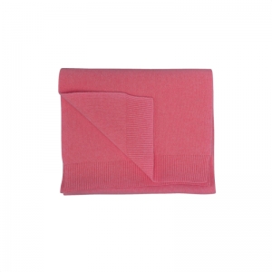 MERINO WOOL SCARF RASPBERRY PINK