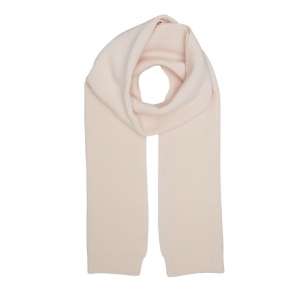 MERINO WOOL SCARF IVORY WHITE