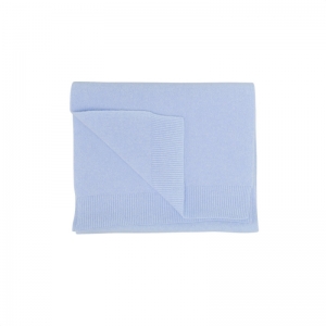 MERINO WOOL SCARF POLAR BLUE