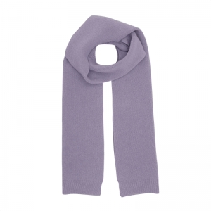 MERINO WOOL SCARF PURPLE HAZE