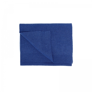 MERINO WOOL SCARF ROYAL BLUE