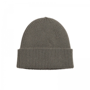 MERINO WOOL BEANIE DUSTY OLIVE