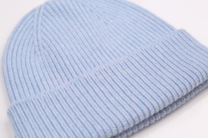 MERINO WOOL BEANIE POLAR BLUE