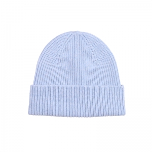 MERINO WOOL BEANIE POLAR BLUE