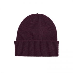 MERINO WOOL BEANIE OXBLOOD RED