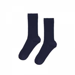 ORGANIC SOCKS NAVY BLUE