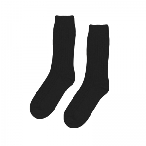 MERINO WOOL SOCKS DEEP BLACK