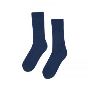 MERINO WOOL SOCKS MARINE BLUE