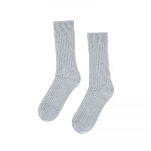 MERINO WOOL SOCKS SNOW MELANGE