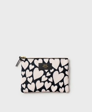 BLACK LOVE - POUCH - LARGE BLACK LOVE