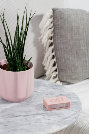 FLIP DIGITAL ALARM CLOCK PINK ROZE