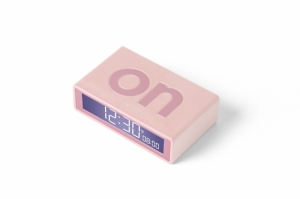 FLIP DIGITAL ALARM CLOCK PINK ROZE