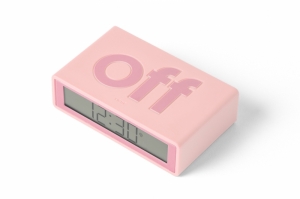 FLIP DIGITAL ALARM CLOCK PINK ROZE