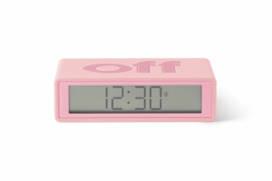 FLIP DIGITAL ALARM CLOCK PINK ROZE
