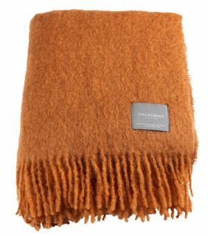 MOHAIR PLAID RUSTY/TERRACOTT