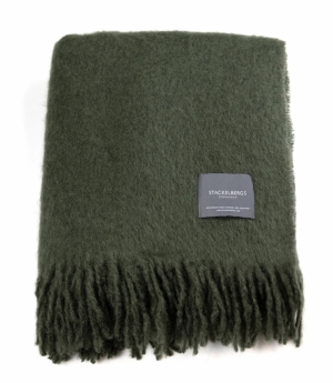 MOHAIR PLAID MOSS