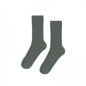 ORGANIC SOCKS DUSTY OLIVE