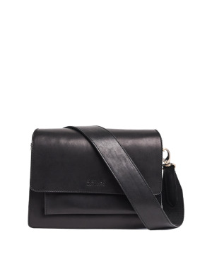 KATE - CLASSIC CROCO LEATHER BLACK