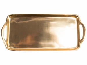 DECO DIENBLAD 36x16cm GOUD
