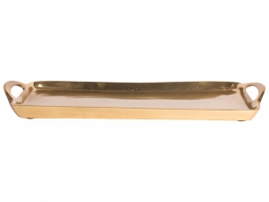 DECO DIENBLAD 36x16cm GOUD