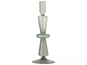 DINERKAARSHOUDER GLAS Ø9x25cm GROEN