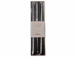 3 PACK SWIRL 25 cm ZWART