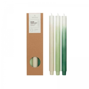 GRADIENT KAARSEN - SET VAN 3 MOONSTONE