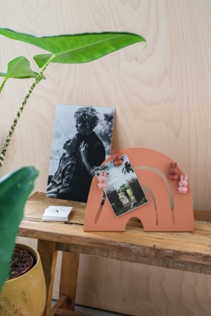 NIJNTJE  - SET 4 STUKS POWDER ROOS/TER