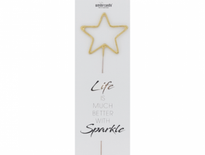 LIFE IS BETTER WITH A SPARKLE gold