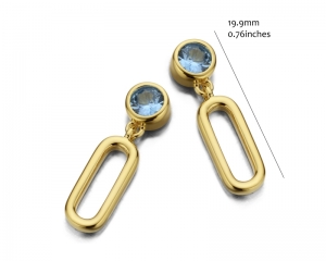GOLD PLATED SET WITH COLORED STONES GOLD