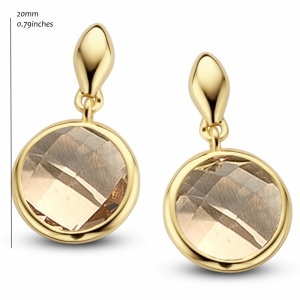 GOLD PLATED SET WITH PINK STONE GOLD