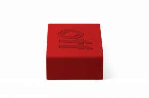 FLIP DIGITAL ALARM CLOCK RED