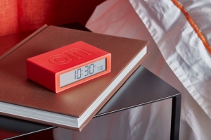 FLIP DIGITAL ALARM CLOCK RED