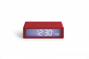 FLIP DIGITAL ALARM CLOCK RED