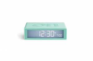 FLIP DIGITAL ALARM CLOCK MINT GREEN