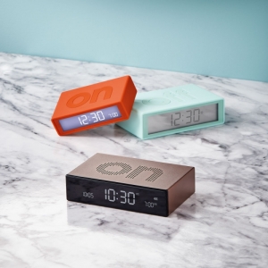 FLIP DIGITAL ALARM CLOCK MINT GREEN